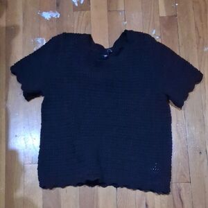GAP Black Knit Top